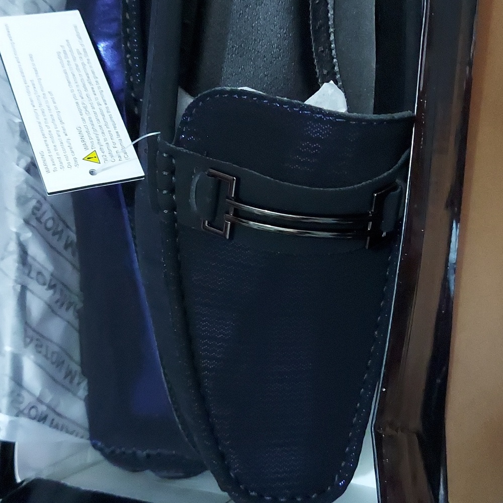 ASTON MARC Men's Clubber Bit Driving Shoes - Navy - Size 10.5. - Picture 4 of 9